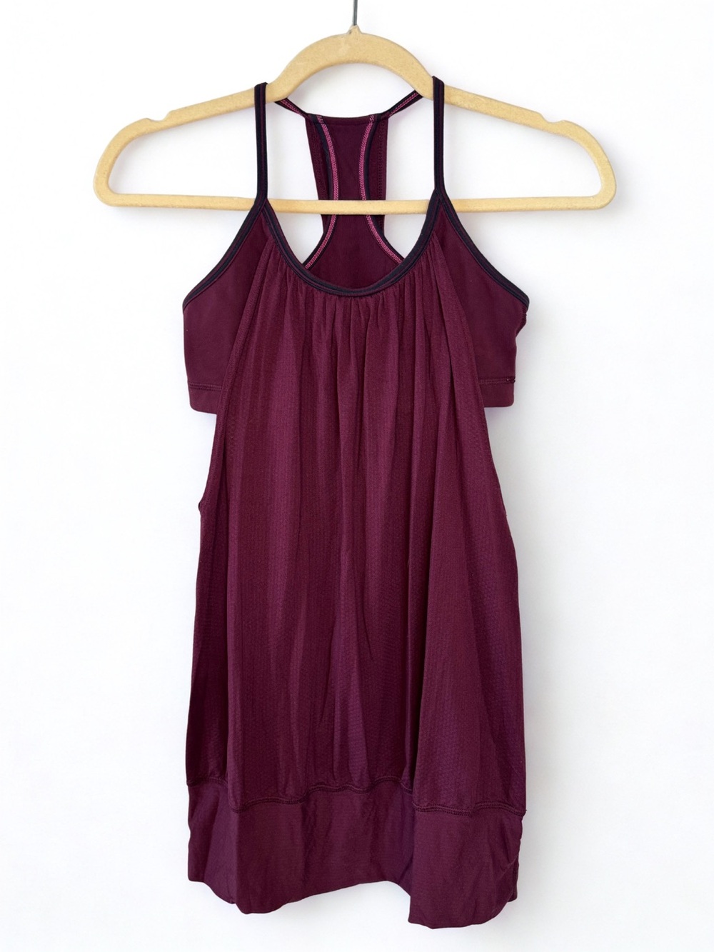 lululemon athletica Burgundy Racerback Sports Dress